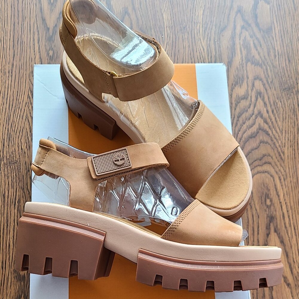 Womens Timberland Everleigh Ankle Strap Sandal Sz 11M